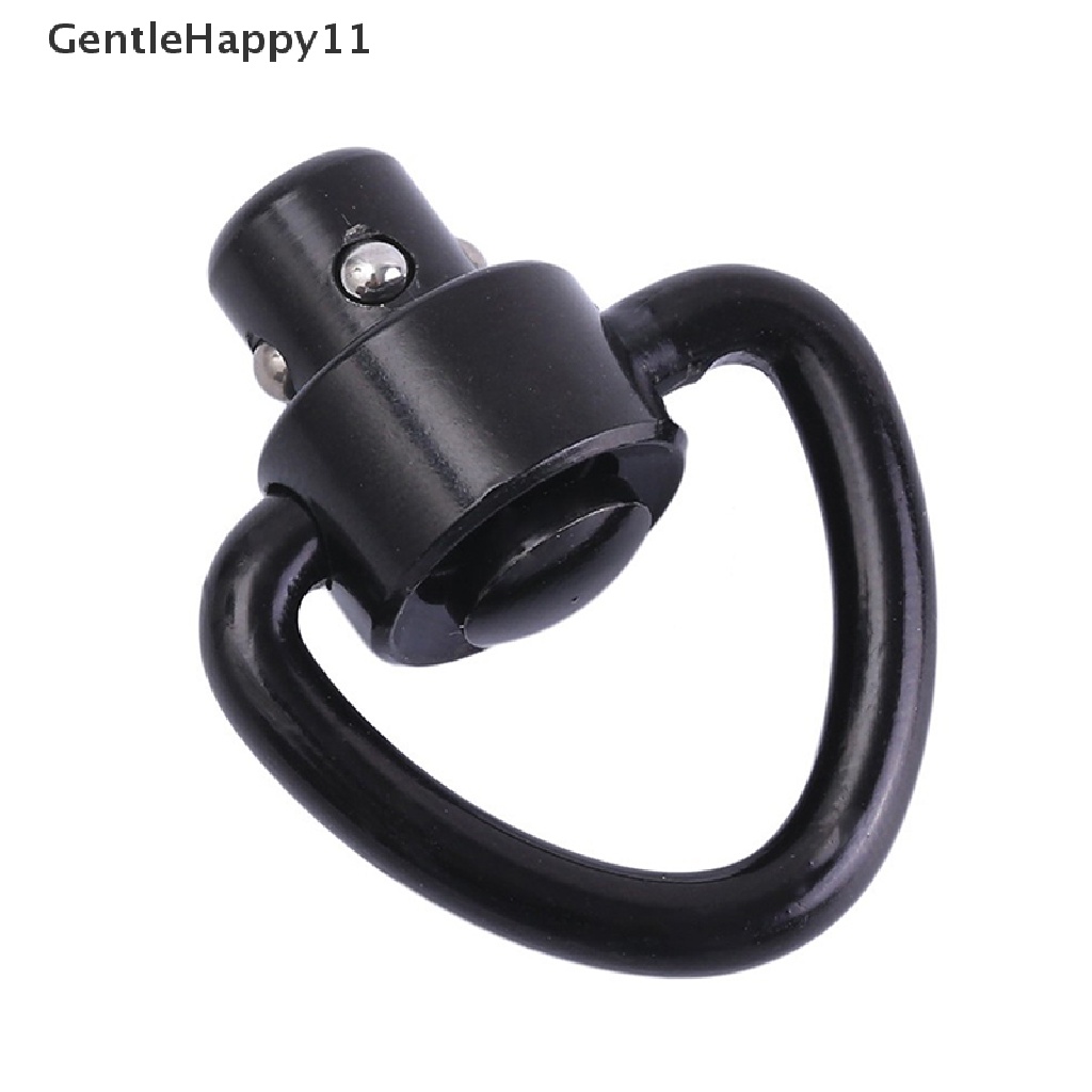 Gentlehappy 2PCS/Set Rifle Push Button QD Release Sling Swivel Mount Ring Dengan Swivel Mount id