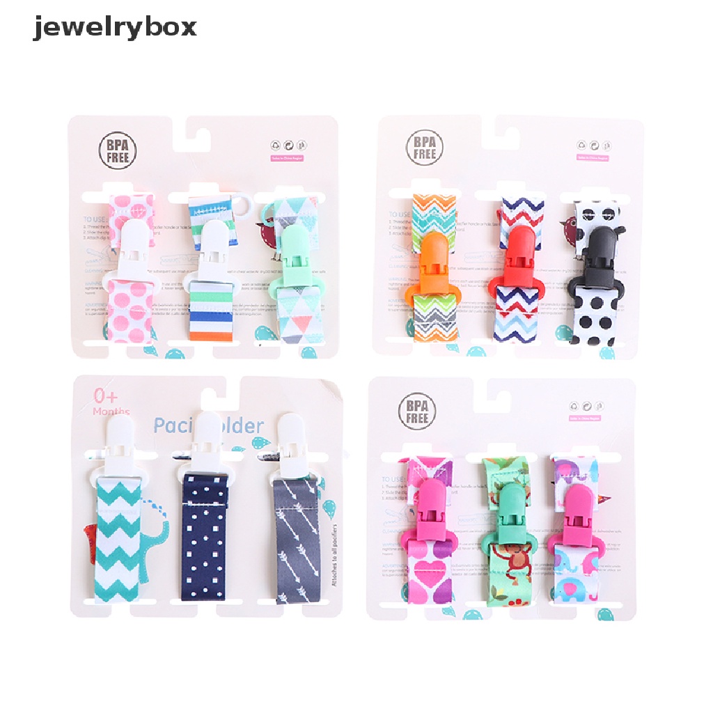 [jewelrybox] 3pcs/set Klip Dot Bayi Rantai Dummy Clip Nipple Holder Untuk Nipples Boutique