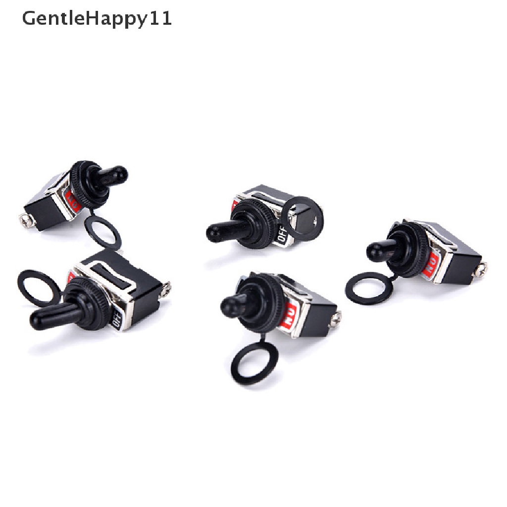 Gentlehappy SPST 2Pin Heavy Duty 20A 125V ON/OFF Rocker Toggle Switch Tahan Air Boot id