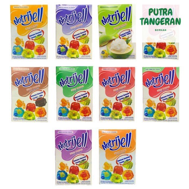 

NUTRIJELL NUTRIJEL JELLY POWDER INSTANT AGAR AGAR ALL VARIAN RASA