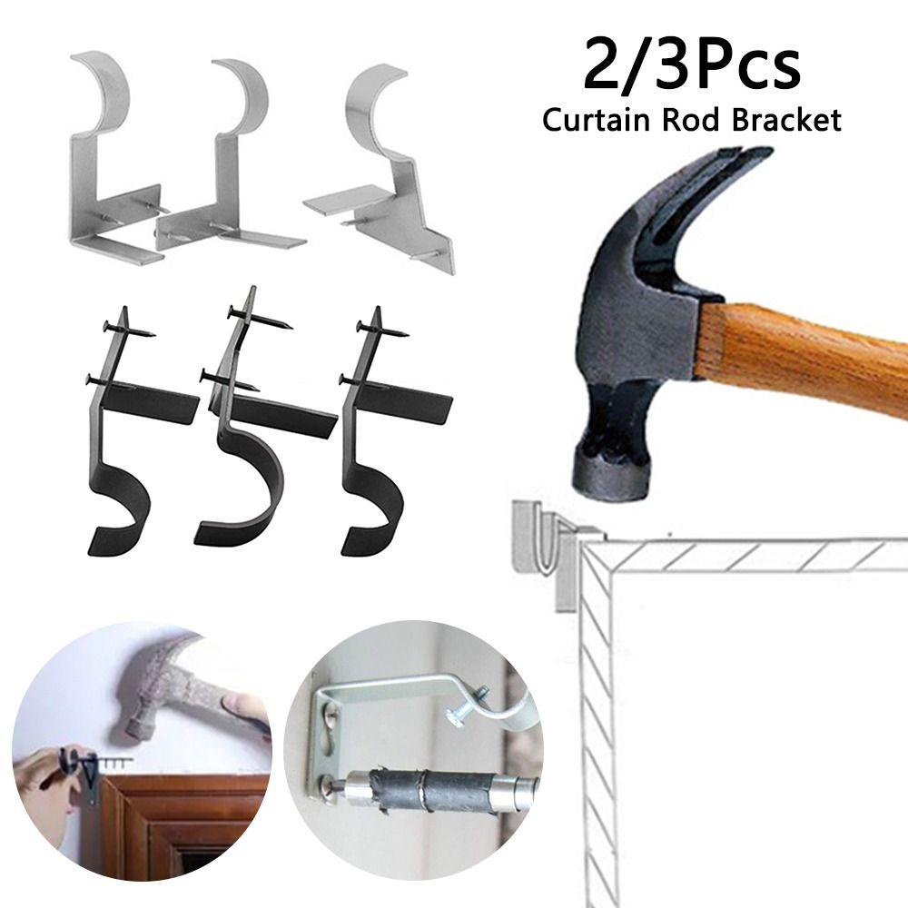 Ly Bracket Batang Gorden Penyangga Perangkat Keras Klip Kusen Jendela Kamar Mandi