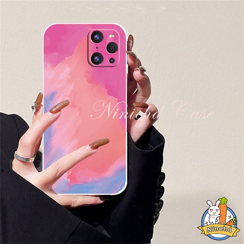 Samsung A14 A04e A04s A04 A03s A03 A13 A12 A22 A32 A54 A34 A52s A52 A72 A33 A53 A23 A11 Silikon Cair Cat Air Tepi Lurus Phone Case Lensa Full Protect Shockproof Soft Case