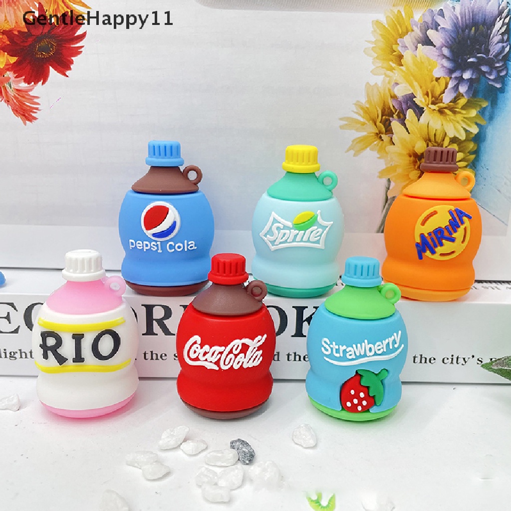 Gentlehappy 1Pc Kartun Botol Minum Gantungan Kunci Pepsi RIO Coca-Cola Key Chain Gantungan Kunci Mobil Cincin Siswa Tas Ransel Liontin Hadiah Anak Aksesoris Gantung id