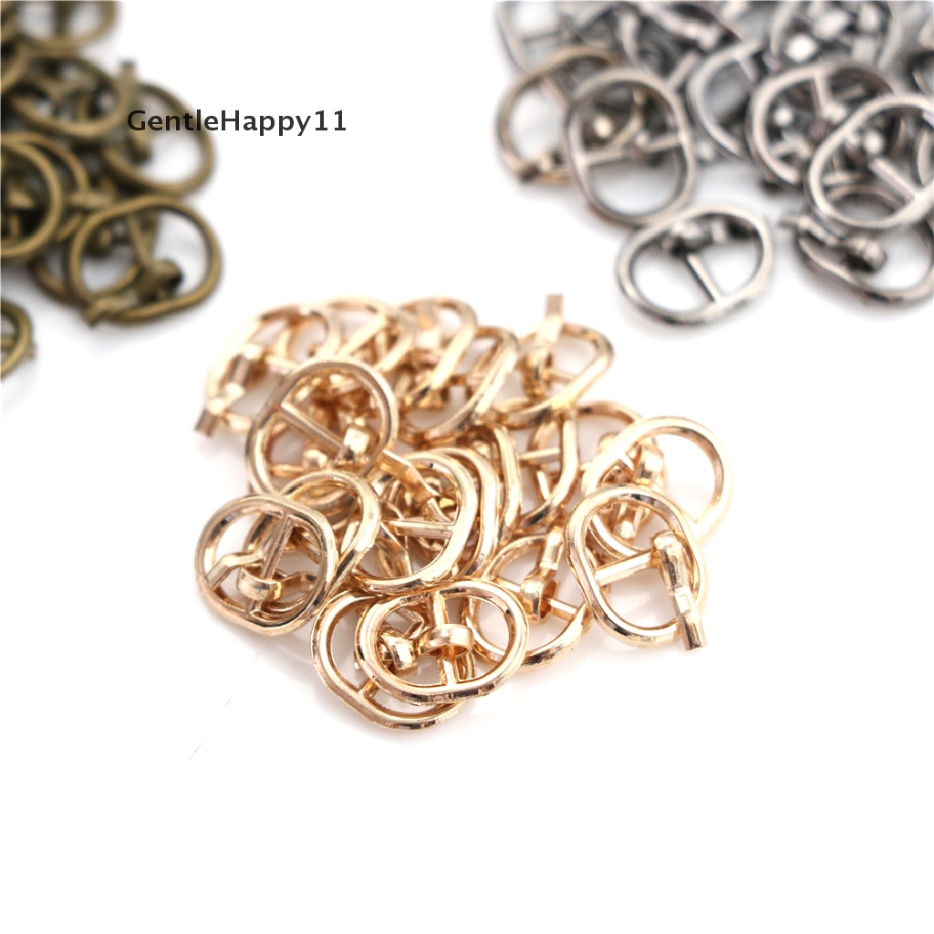 Gentlehappy 5.5mm Mini Gesper Logam DIY Boneka Gaun Patchwork Handmade Craft Jahit Aksesori id