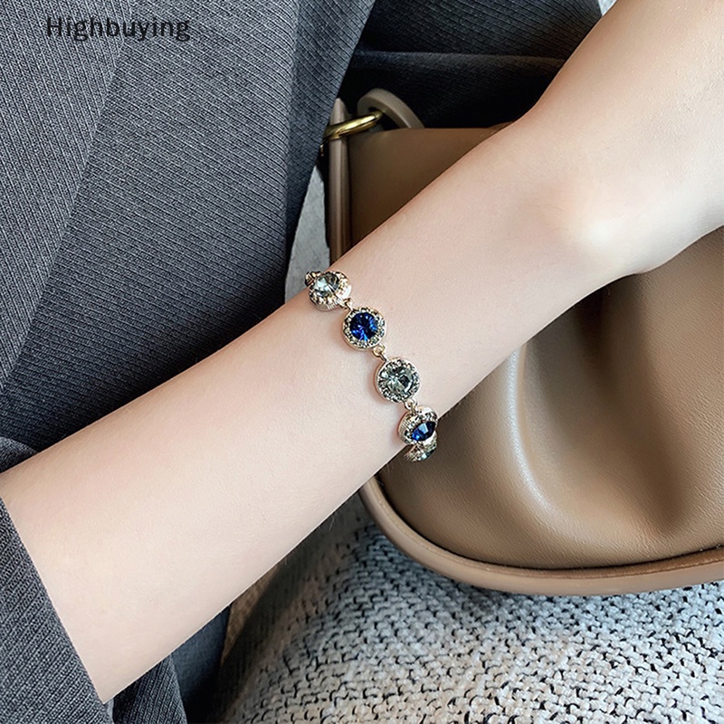 Hbid Personalized Zircon Bracelet Bangle Untuk Wanita Korea Adjustable Cuff Bracelets Perhiasan Anniversary Glory