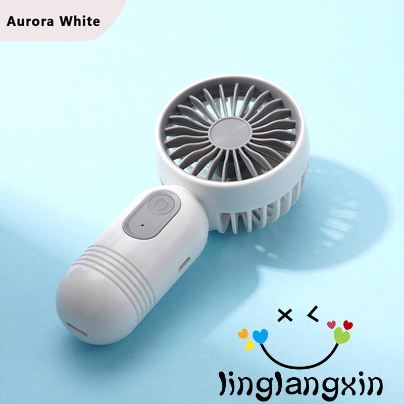 Llx-kipas Angin Genggam Mini Portable Rechargeable Musim Panas Luar Ruangan Siswa Kelas Desktop Silent Dengan 3kecepatan