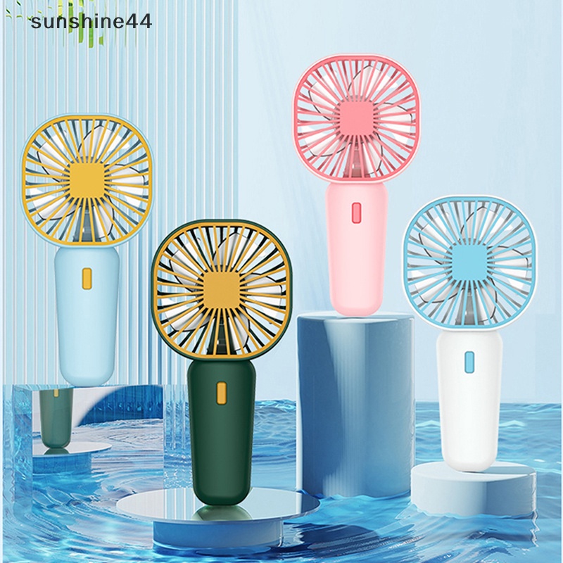 Sunshine 400/600Mah Kipas Angin Portabel Kipas Angin Listrik Genggam Mini Usb Rechargeable Kipas Saku Kecil Untuk Perjalanan Luar Ruangan Camping Air Cooler ID