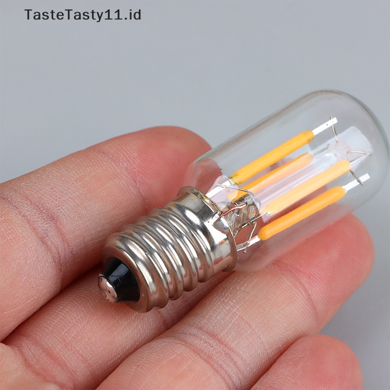 Tastetasty 1Pc T20 2W Dimmable Led Bulbs E12 E14 Tubular Led Filament Lampu Malam Mini.