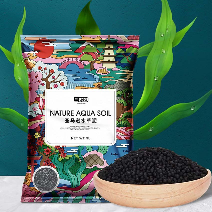 0.5/1.5/3L Soil Substrat Aquarium / Media Tanam Aquascape / Soil Aquascape Aquarium / Akuarium