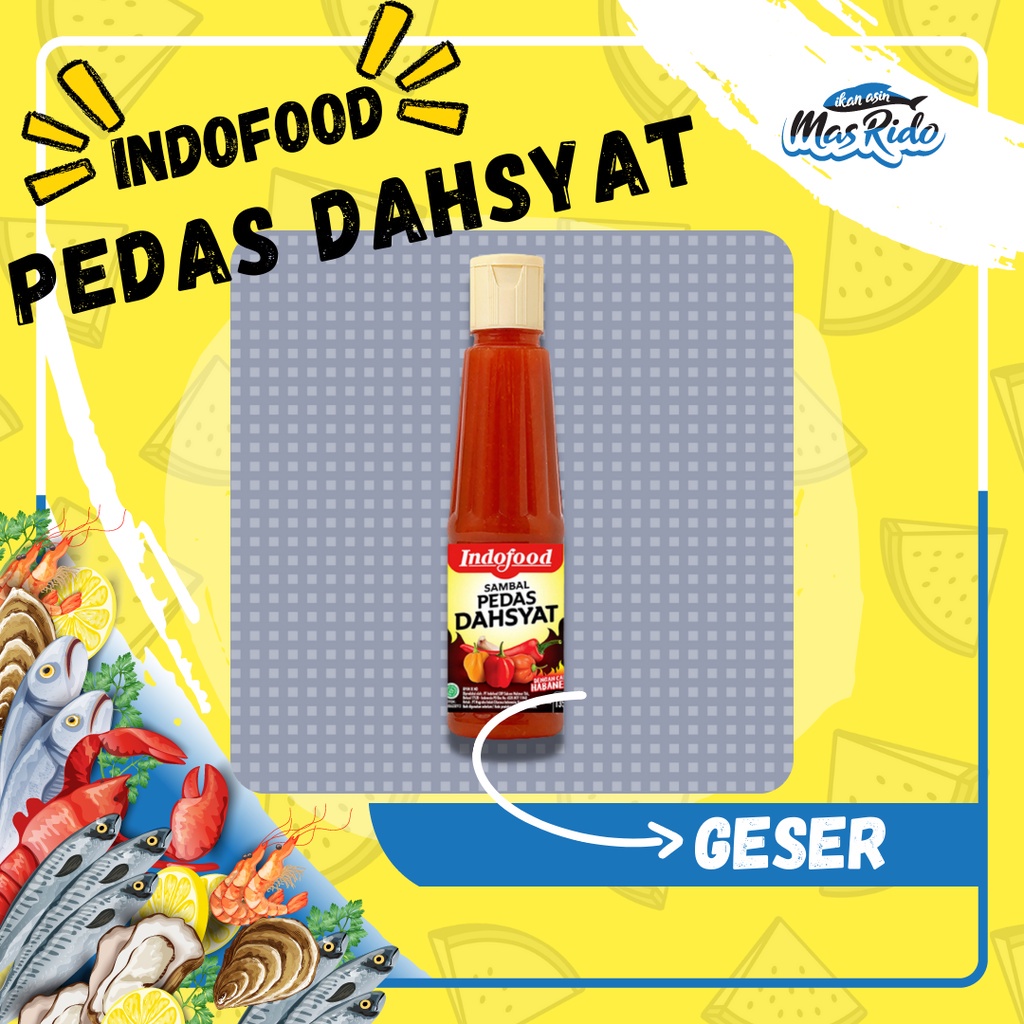 

Indofood Sambal Pedas Dahsyat 335 Ml Dengan Cabai Habnero Termurah