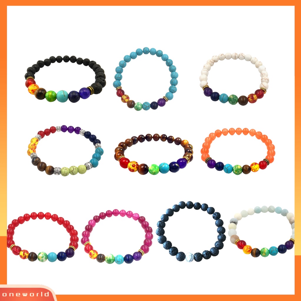 [EONE] Tali Elastis Handmade Batu Gelang Ringan Pria Wanita Beads Bracelet Hand Decor