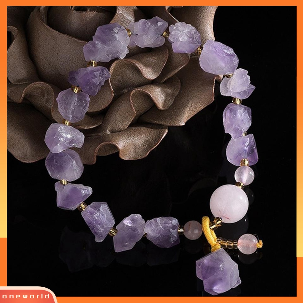 [EONE] Wanita Gelang Gradien Elegan Tembus Bentuk Berbeda Batu Energi Prom Gelang Perhiasan Perempuan