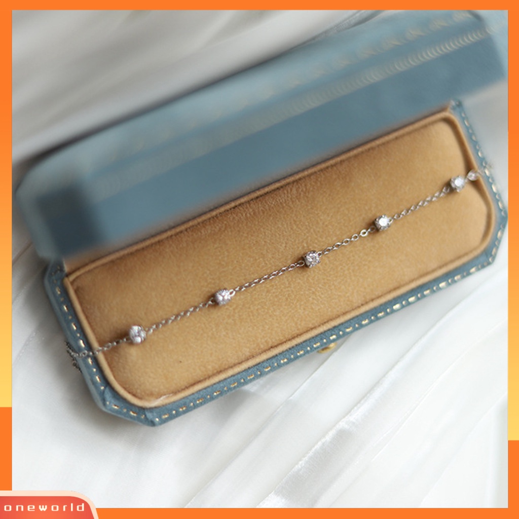 [EONE] Charms Bracelet Electroplating Five Star Charms Adjustable Light Mewah Hias Dekorasi Tidak Alergi Elegan Gelang Rantai Stainless Wanita Aksesori