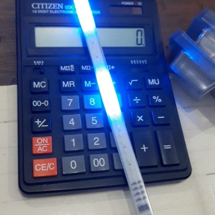 LAMPU LED STRIP FLEXIBLE FLEKSIBEL 30CM OTOMATIS 12 VOLT - BIRU