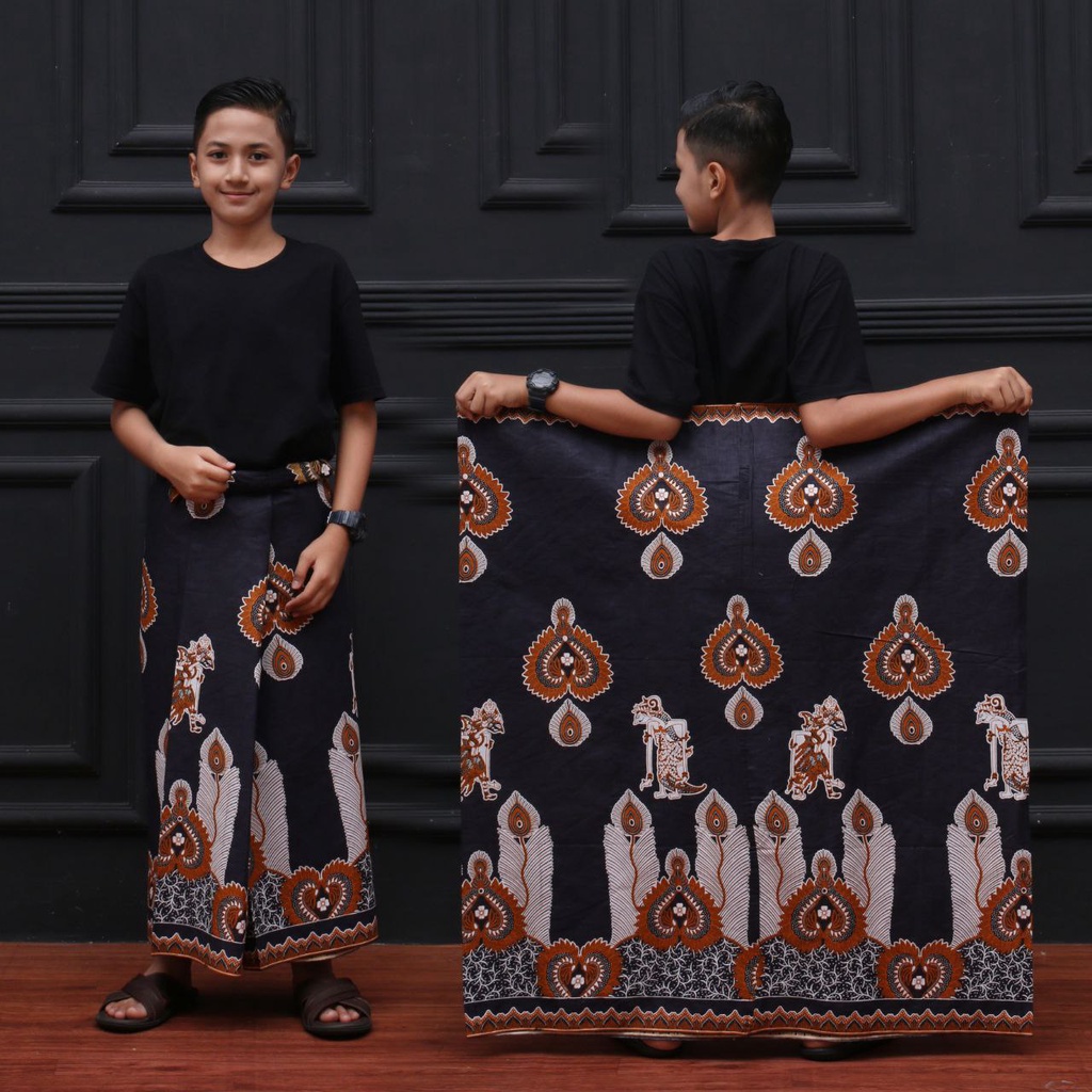 Sarung Wayang Anak  - Wkstore Exclusive - Sarung Batik Santri