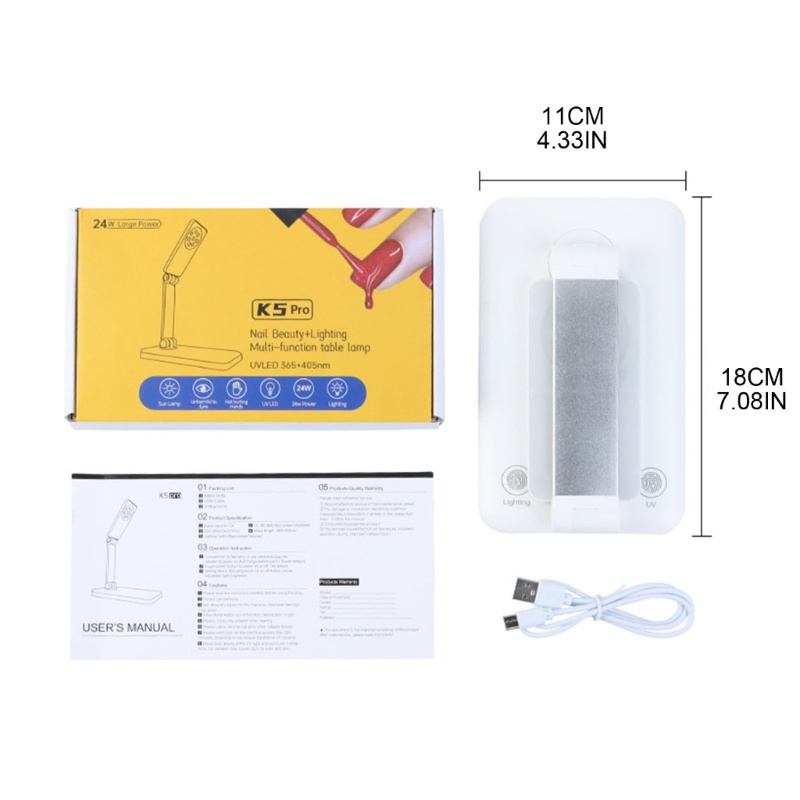 Lampu Paku LED UV Siy360°Rotatable Nail Dryer Gel Curing Lamp Lampu Kuku