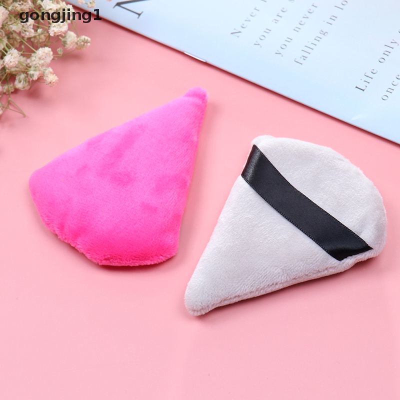 Ggg Puff Kosmetik Segitiga Velvet Mini Beauty Sponge Wet Foundation Makeup Puff Alat ID