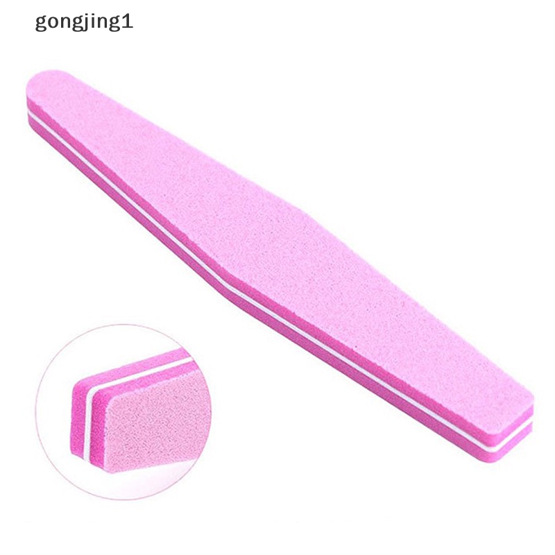 Ggg 10pc Diamond Nail File Nail Buffer Alat Kuku Amplas Poles Gerinda Bisa Dicuci ID