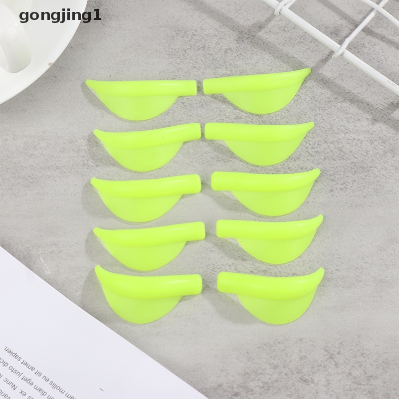 Ggg 5pasang/pak Silicone Eyelash Perm Pad Daur Ulang Bulu Mata Batang Penjepit Bulu Mata ID