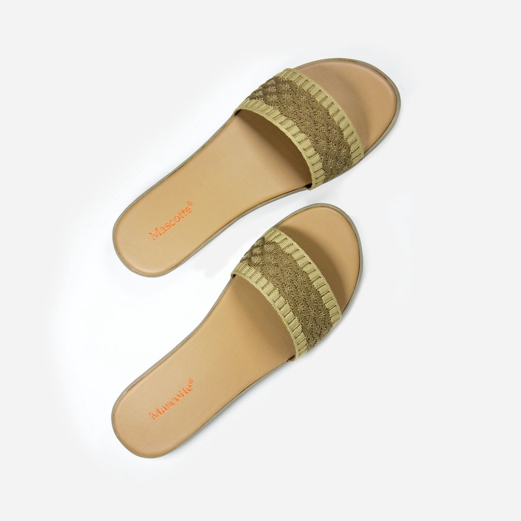 Mascotte LAREINA | Sandal Wanita 299.012 [Hitam &amp; Mocca]RAMAYANA JAKTIM