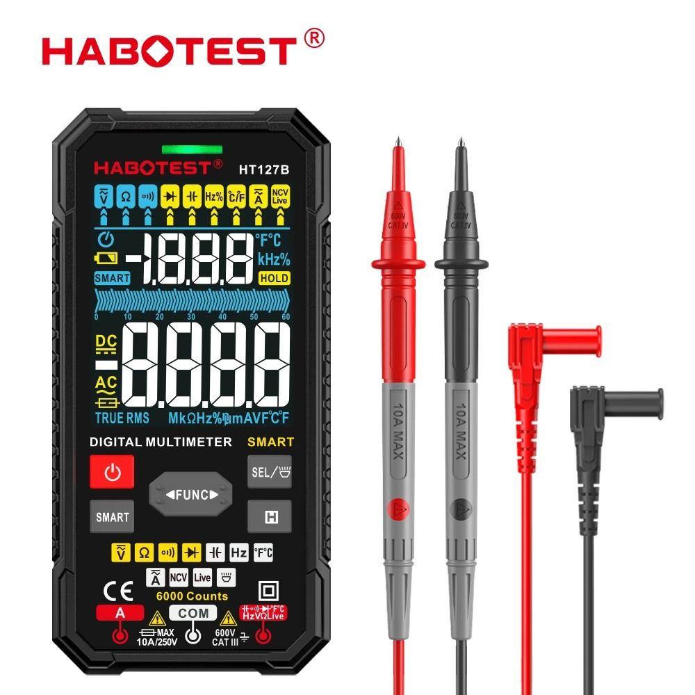 POPULAR Populer Multimeter Digital Profesional Auto Range True RMS NCV AC DC Pengukur Tegangan