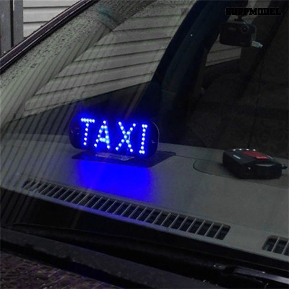 [SM Otomatis] Taksi Cab Kaca Depan Windshield Sign Lampu LED Mobil Kecerahan Tinggi Lampu Bohlam