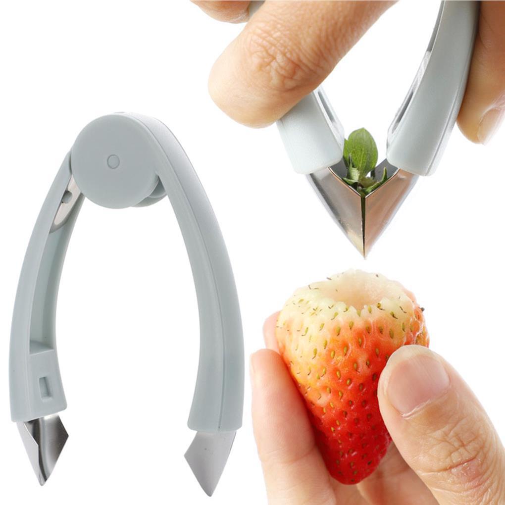 Strawberry Huller Stem Permata Top Stem Remover Fruit and Vegetable Core Remover Nanas Pengupas Mata Dapur Gadget Remover Alat