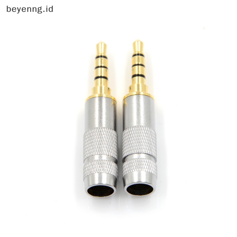 Beyen Fashion 4pole 3.5mm Stereo Headphone Male Plug Jack Audio Solder Konektor ID
