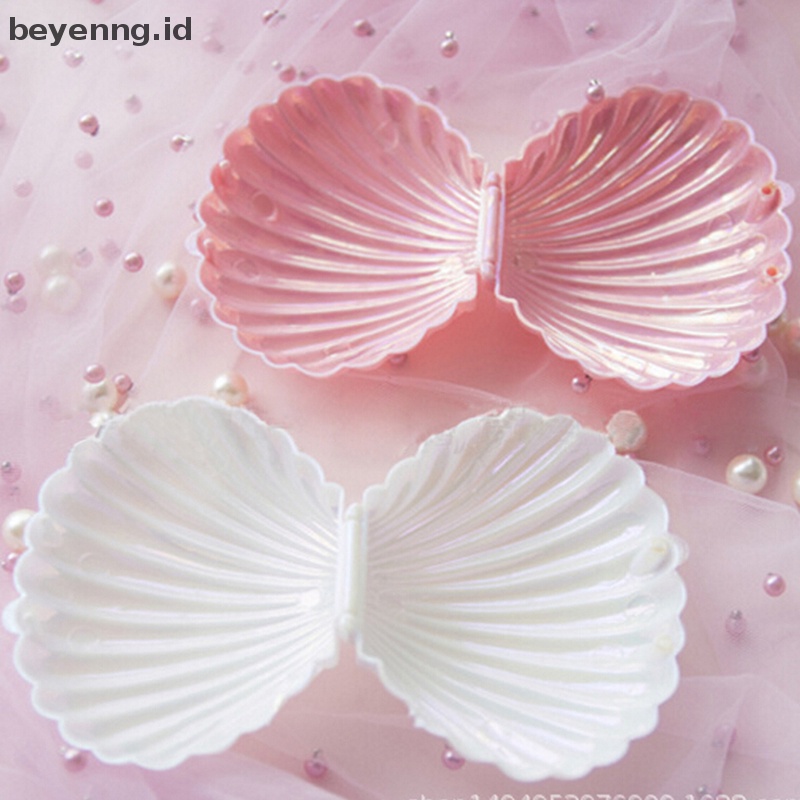 Beyen Shell Cincin Kalung Anting Penyimpanan Perhiasan Organizer Box Case Charm Hadiah ID