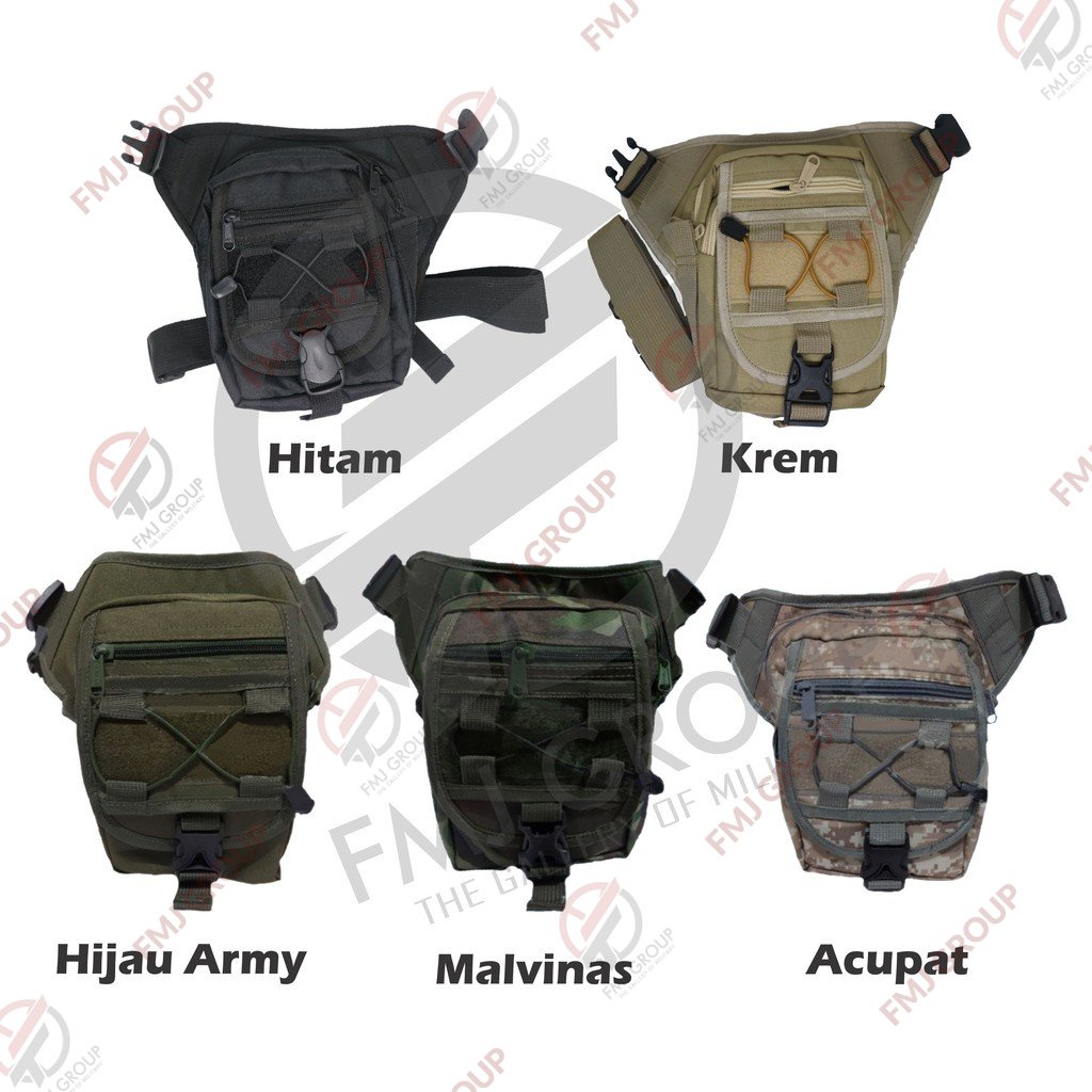 Tas Selempang Pinggang / Tas Paha Tactical - Tactical Mini Sling Bag