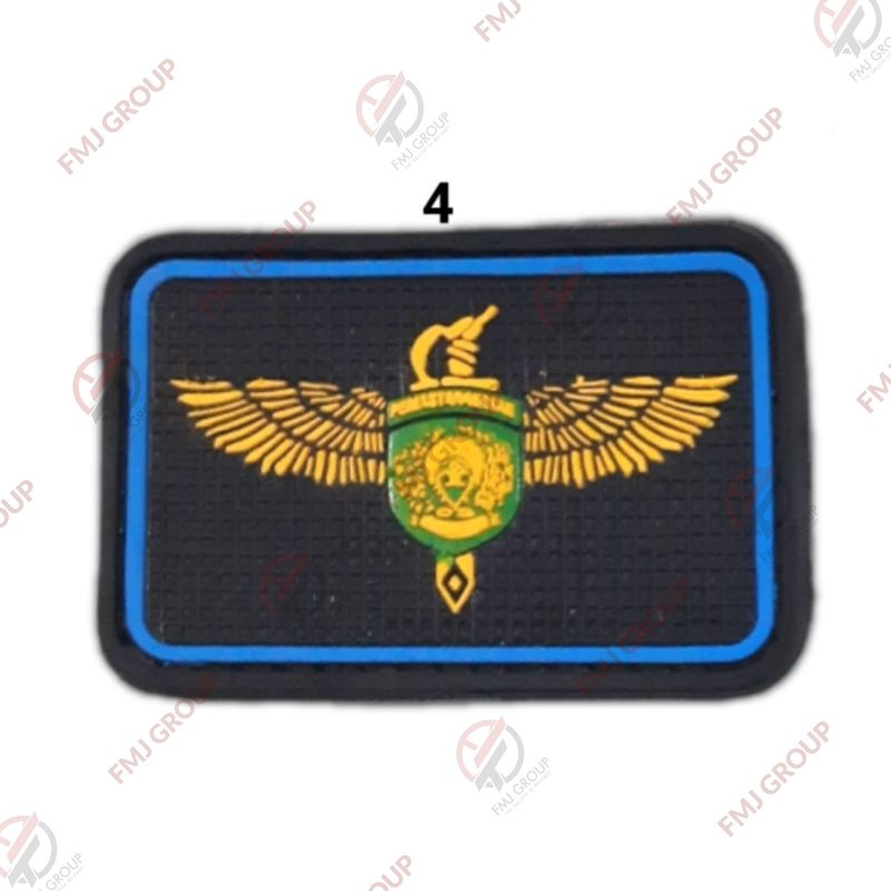 Patch Rubber POLSUSPAS Velcro Emblem Logo Polsuspas Pengayoman