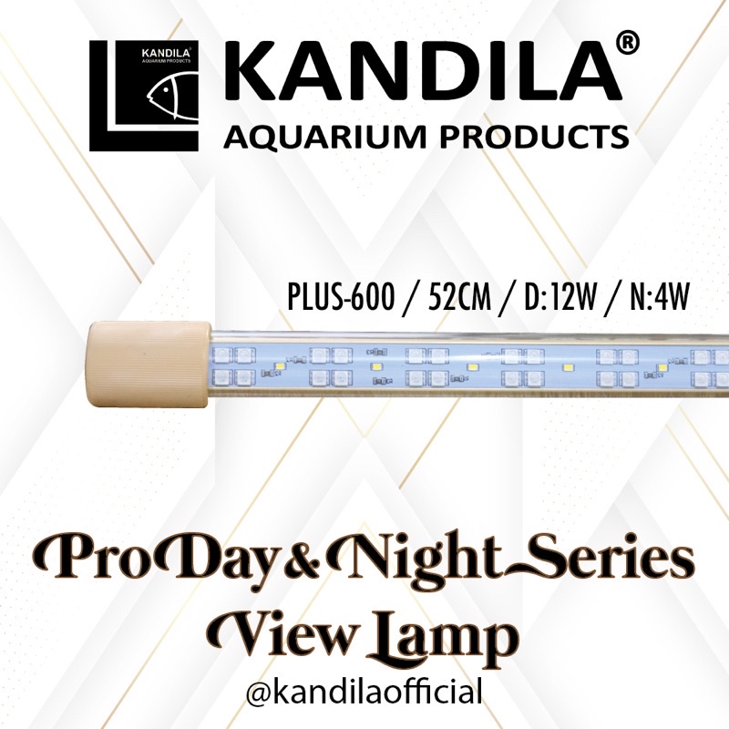 Lampu Celup Kandila Pro Red Day and Night View LED Aquarium Ikan Channa Arowana Arwana Koki Discus