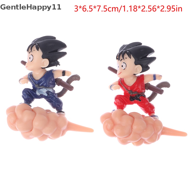 Gentlehappy 1Pc Aquarium Suspend Floag Dragon Ball Goku Figure Mainan Pemandangan Ikan id