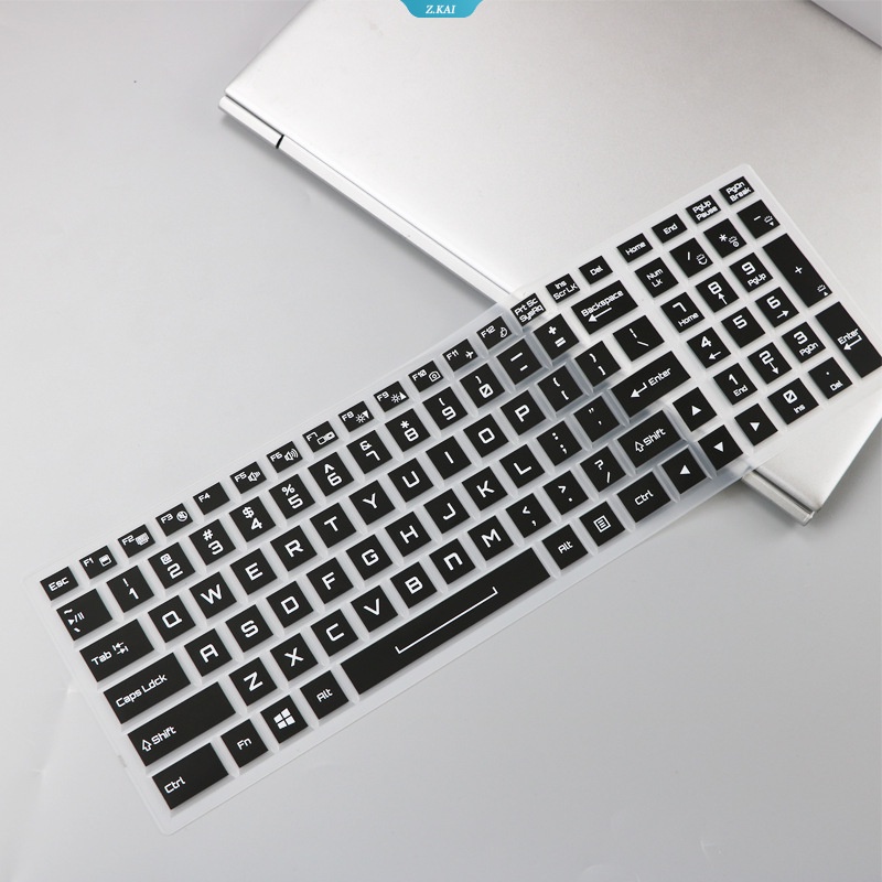 1pc Komputer Nyaman Lembut Penutup Keyboard Film Pelindung Silikon Untuk Shenzhou Zhanshen GX8-CP5S 15.6 Inch Tahan Debu Keyboard Film [ZK]