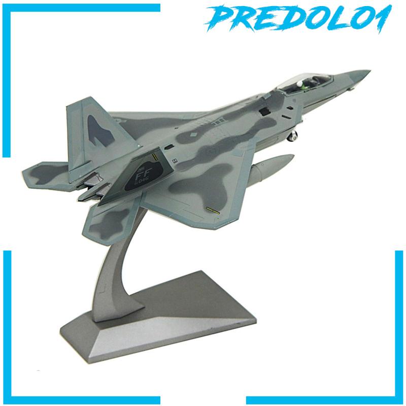 [Predolo1] Pesawat Model Display Fighter F22 Skala1 Untuk Rak TV Cabinet