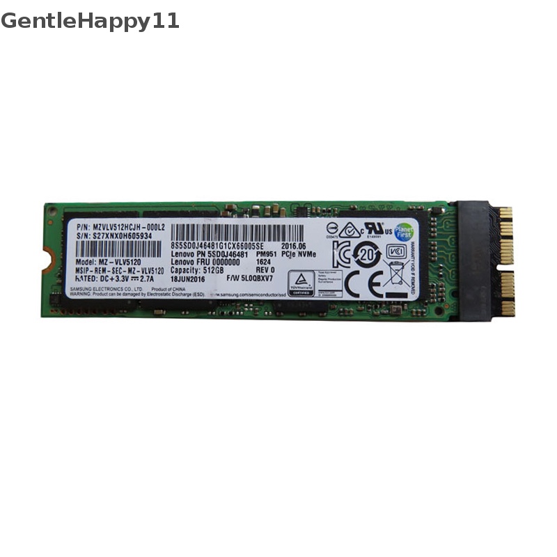 Gentlehappy M.2 NGFF AHCI NVMe SSD Converter Adapter12+16Pin Untuk MacBook 2013-2017 id