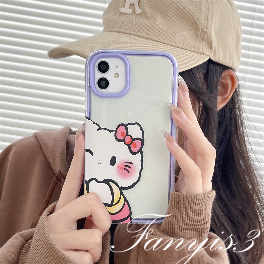 Redmi A1Plus 10C 10 10A 9 9A 9C 9T Note 11 Pro+ 11 11s 10s 10 9s 9 Pro Xiaomi Poco X3 X3NFC X3Pro 11 Lite Kartun Kucing Anjing Pasangan 3in1 Phone Case Soft Cover Pelindung