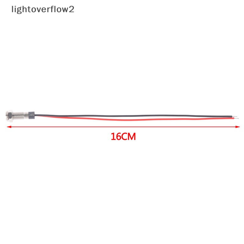 [lightoverflow2] P67 Lampu Indikator Peringatan Logam led 6mm Anti Air 3v 5v 6v 12v 24v 220v [ID]