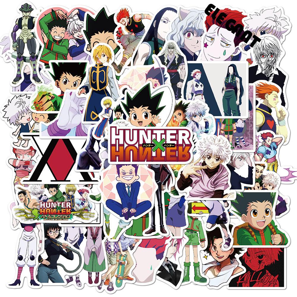 [Elegan] Hunterxhunter Stiker Tahan Air Dekorasi Decals Jepang Kartun Aksesoris Jurnal Alat Tulis Stiker