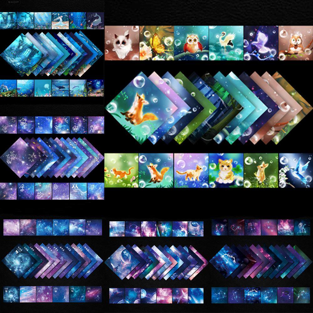 Agustina Origami Kertas Kreativitas Edukasi Hadiah Kertas Dekorasi Bintang DIY Scrapbooking