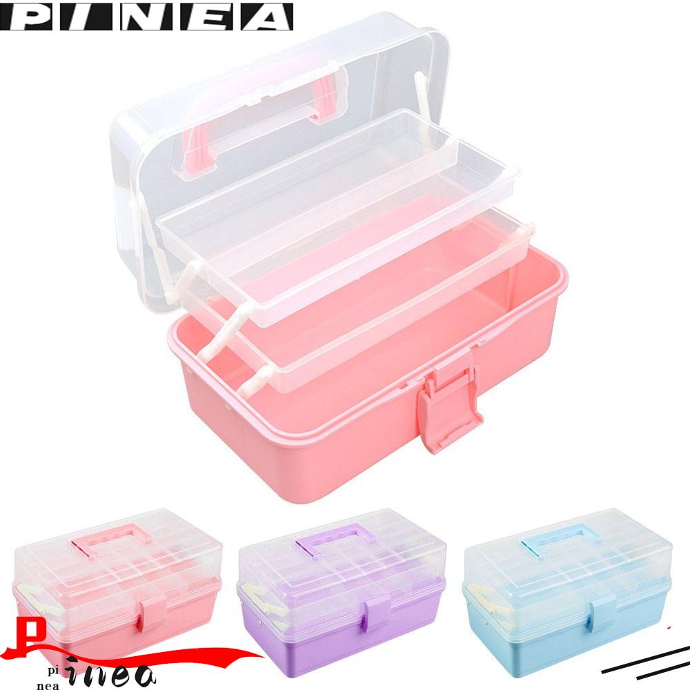 Nanas Kotak Penyimpanan Tiga Layer Desktop Kalung Cincin Organizer Wadah Anting Tempat Kosmetik Penyimpanan Perhiasan Case