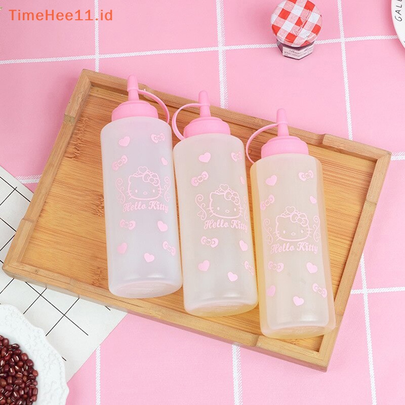 Timehee Kawaii Oil Pot Botol Pencet Dapur Lucu Botol Bumbu Salad Saus Tomat ID