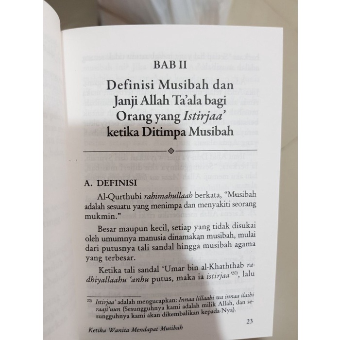 BUKU SAKU KETIKA WANITA MENDAPAT MUSIBAH