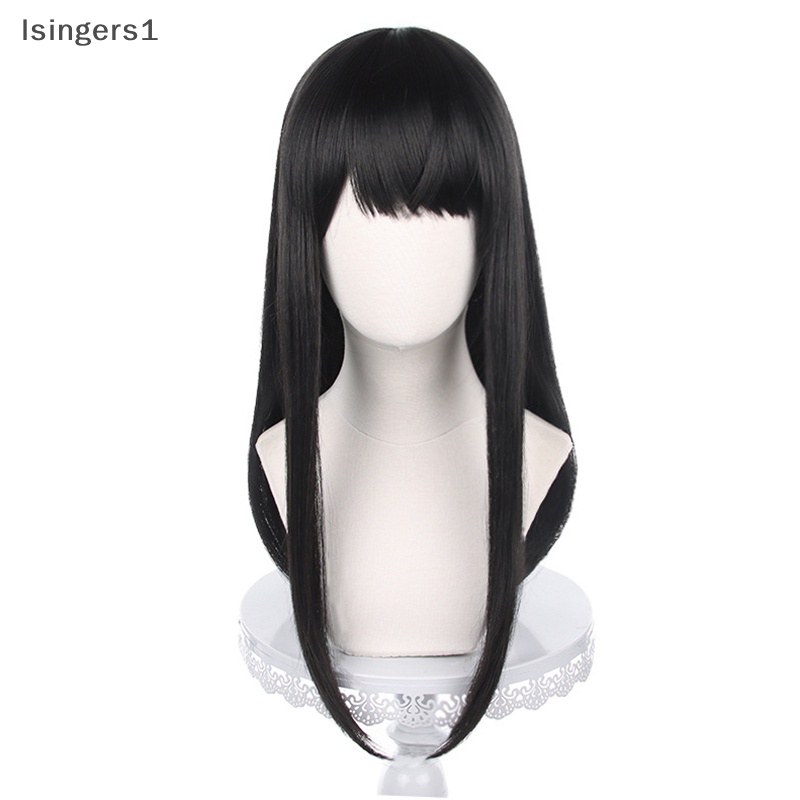 [lsingers1] Anime Chain Man Mitaka Asa Cosplay Wig Asa Mitaka Panjang 65cm Hitam Tahan Panas Rambut Sintetis Wig Pesta Butik