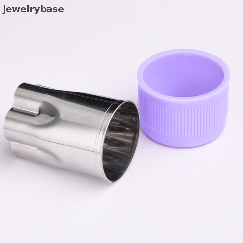 [jewelrybase] 1pc Pemotong Sayuran Gagang Plastik Stainless Buah Cutg Die Gadget Dapur Butik