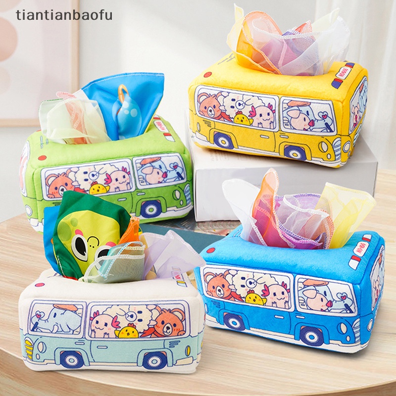 [tiantianbaofu] Mainan Montessori Magic Tissue Box Bayi Edukasi Belajar Aktivitas Sensory Toy Boutique