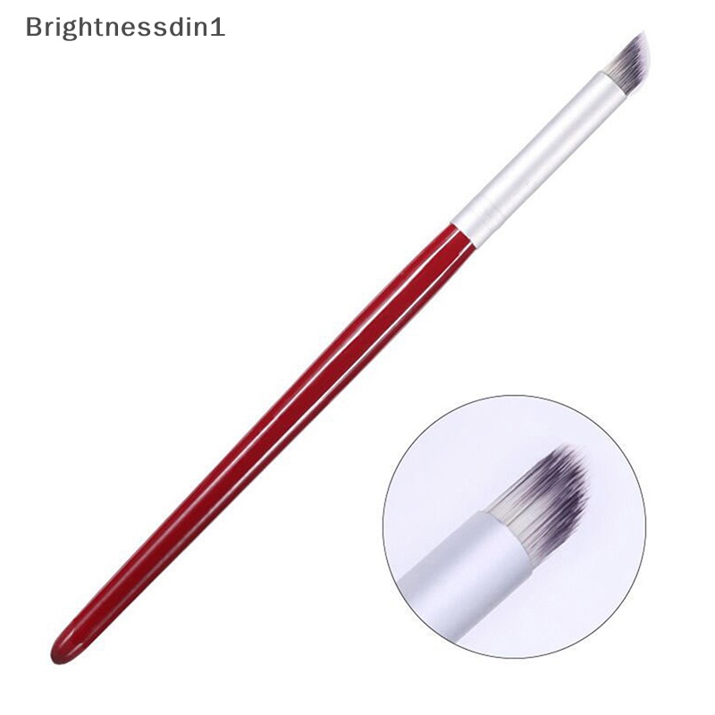 [Brightnessdin1] 1pc Kuas Ombre Nail Art Gradasi Pewarna Gambar Paing Pen Mekar Manicure Boutique