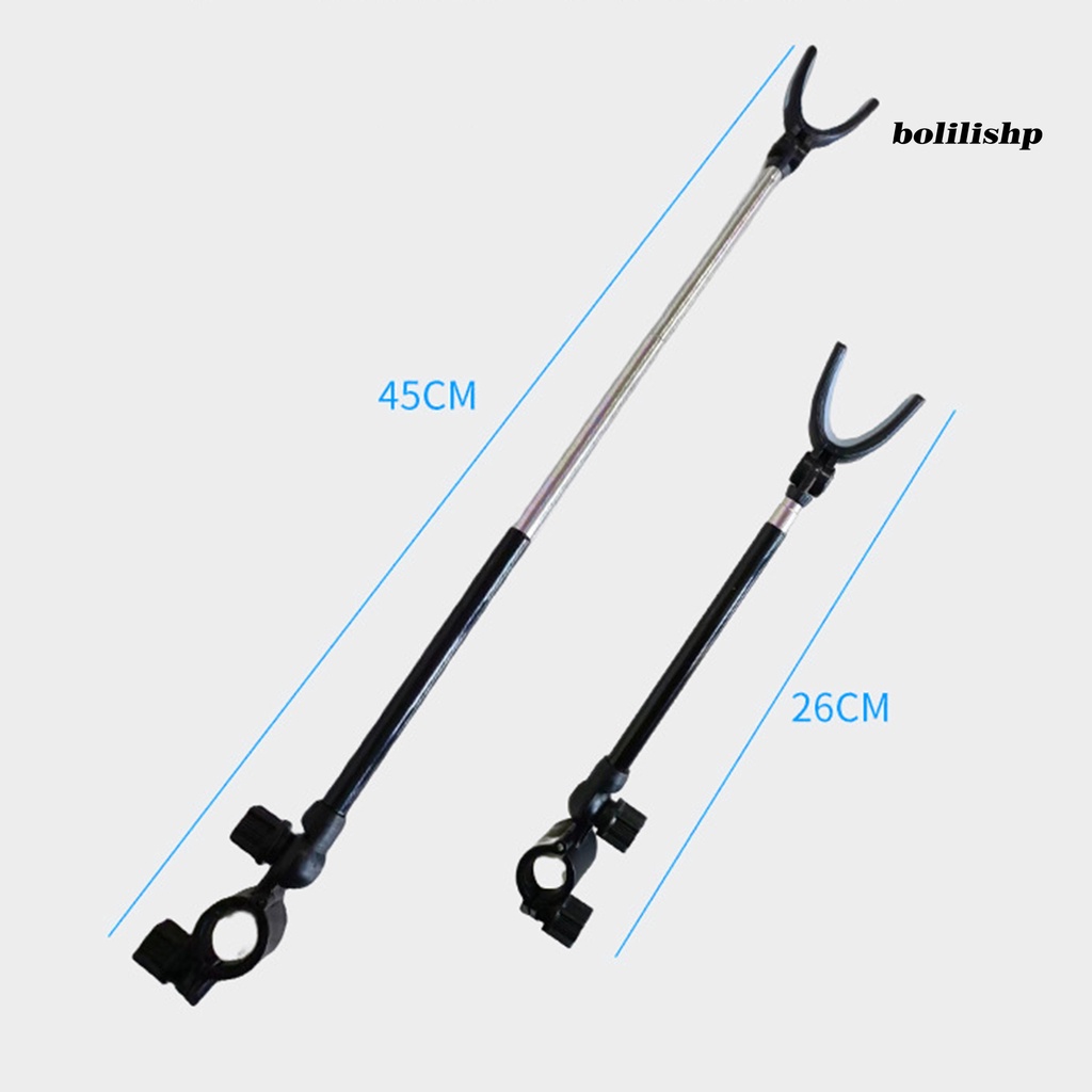 Bo-fishing Rod Stand Stretchable Rotasi 90derajat Pengencang Firm Quick Release Fix Pancing Bracket Gantung Belakang Angling Tools