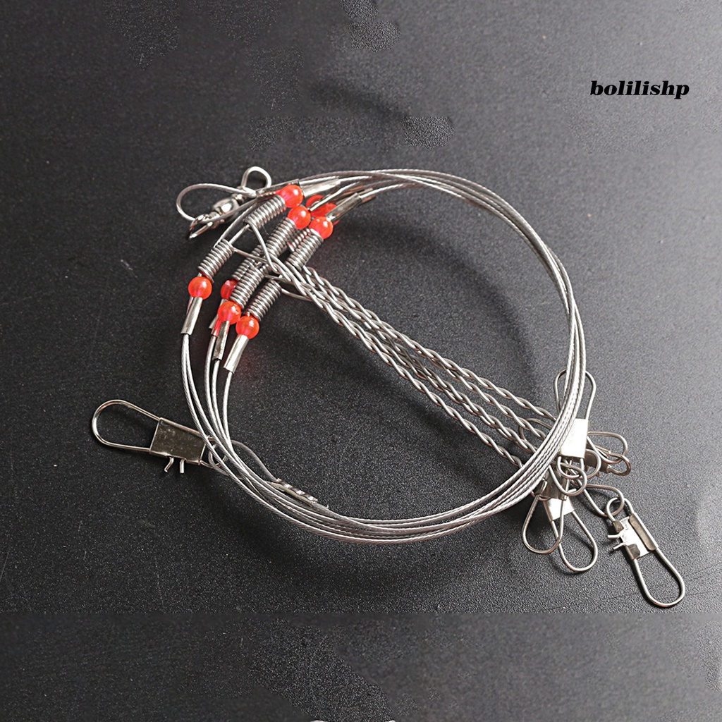 Bo-fishing Rig Non-Deformed Kuat Tarik Laut Memancing Stainless Steel Fishing Tackle Aksesoris Wire Trace Leader Rig Untuk Outdoor