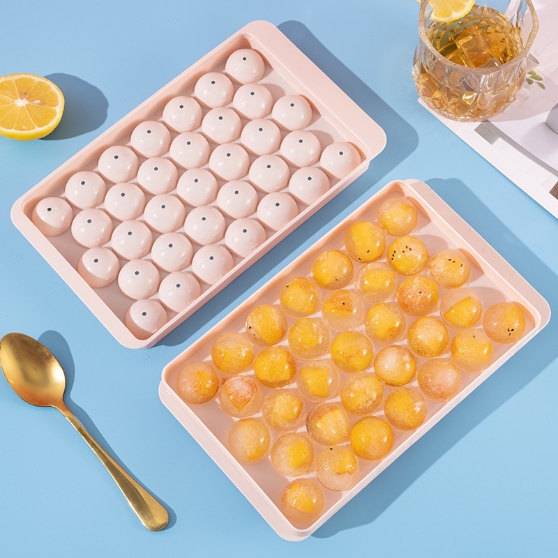 14 /18/33Grids Reusable Ice Cube Frozen Tray Dengan Tutup/Cetakan Es DIY Mudah Dilepas Untuk Whiskey Cocktail Beer